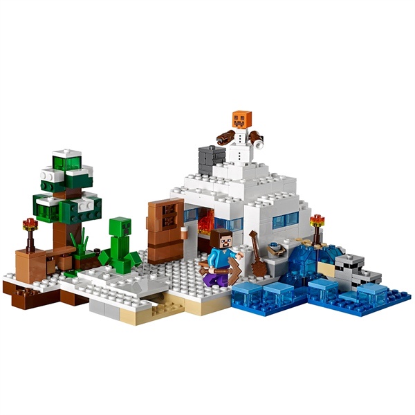Lego Minecraft Ngôi Nhà Tuyết đồ chơi phát triển trí tuệ dành cho các bé