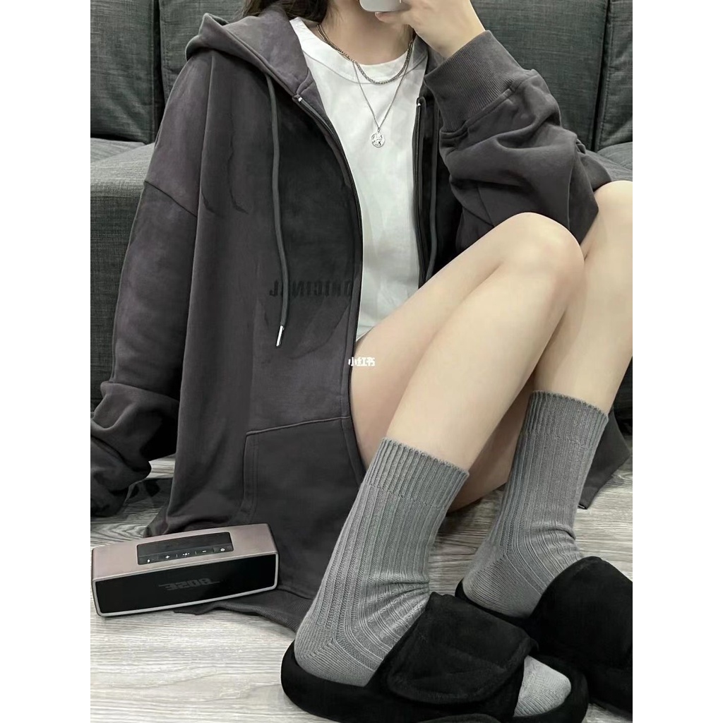 Áo Hoodie In Hình Bướm Phong Cách Retro Thời Trang Cho Nữ