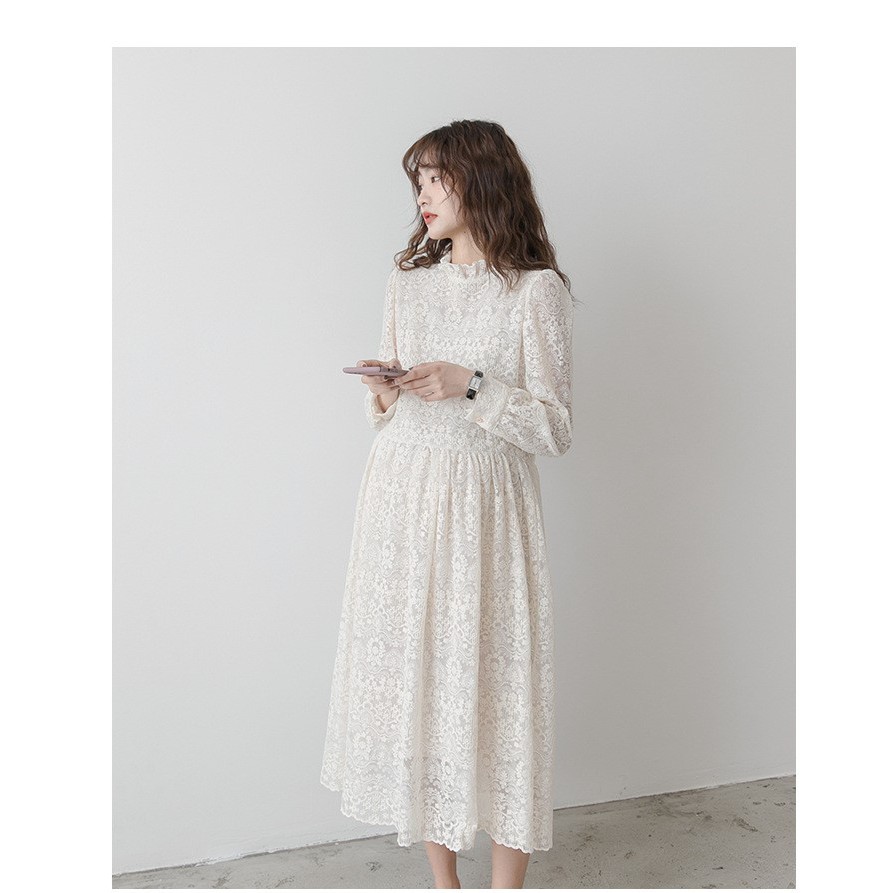 Váy Bầu Đầm Bầu Ren Cao Cấp A1944