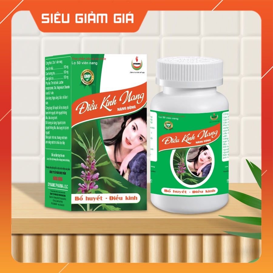 Điều hòa kinh nguyệt Điều Kinh Nang lọ 60 viên