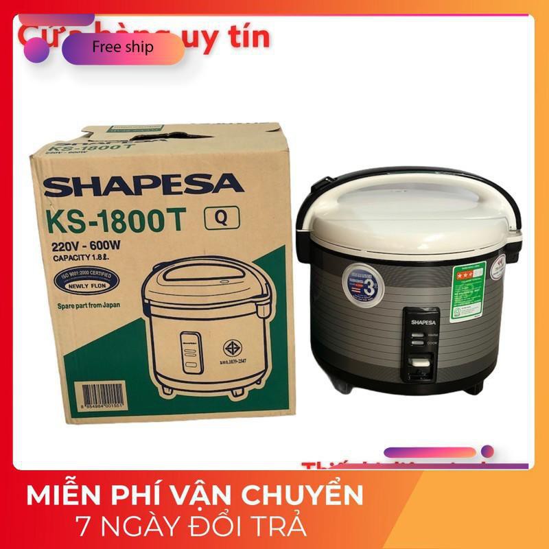 Nồi cơm điện SHARP Thái Lan liên doanh Việt Nam 1,8 lít tiêu chuẩn 3 sao bảo hành 24 tháng