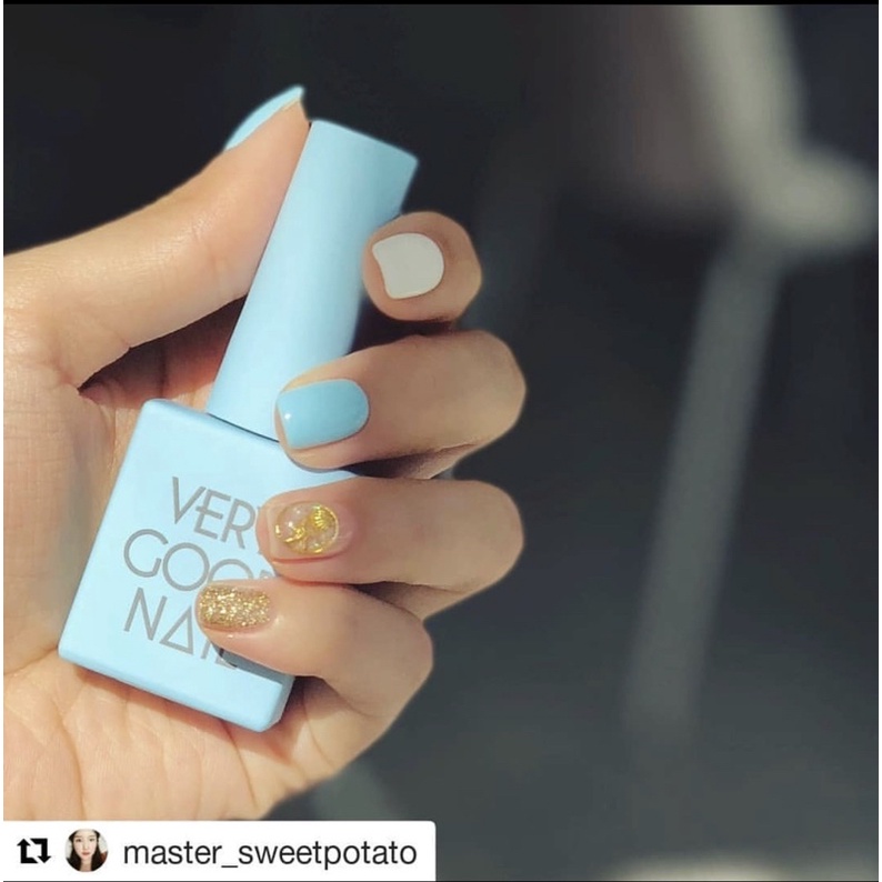 Chính hãng-Freeship SƠN GEL HÀN QUỐC VERY GOOD NAIL TONE MÀU XANH BLUE ( giá 1 chai)