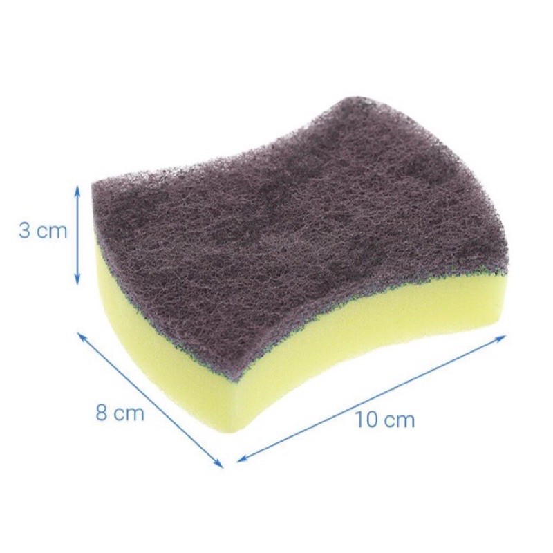 4 MIẾNG CƯỚC CỌ RỬA MẠNH HƠN INOX CÓ MÚT SCOTCH-BRITE 3M