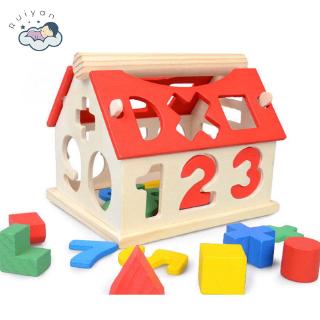 Bộ Đồ Chơi Xếp Hình Bằng Gỗ Cho Bé