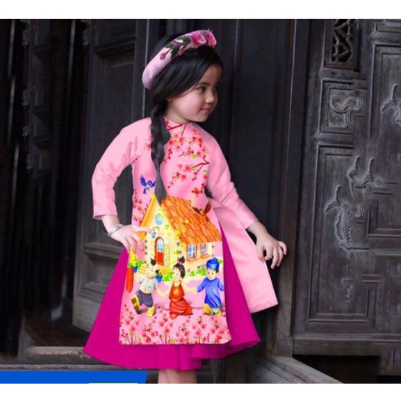 ÁO DÀI CÁCH TÂN CHO BÉ GÁI