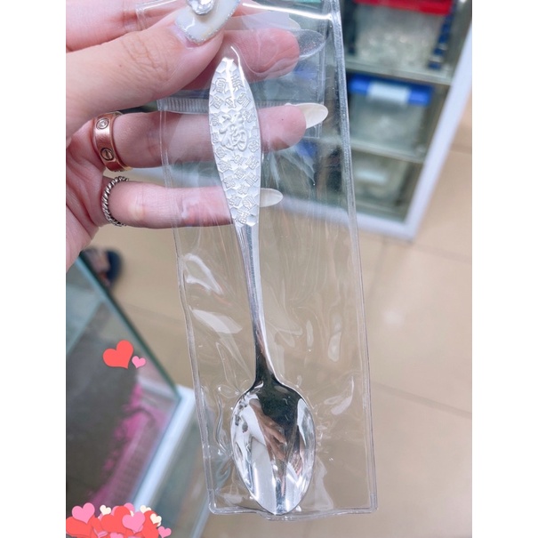 Thìa bạc ta nguyên chất