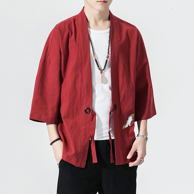 Áo Khoác Cardigan Ba Chiều Tay Lửng 3 Màu Thời Trang Mùa Thu Cho Nam