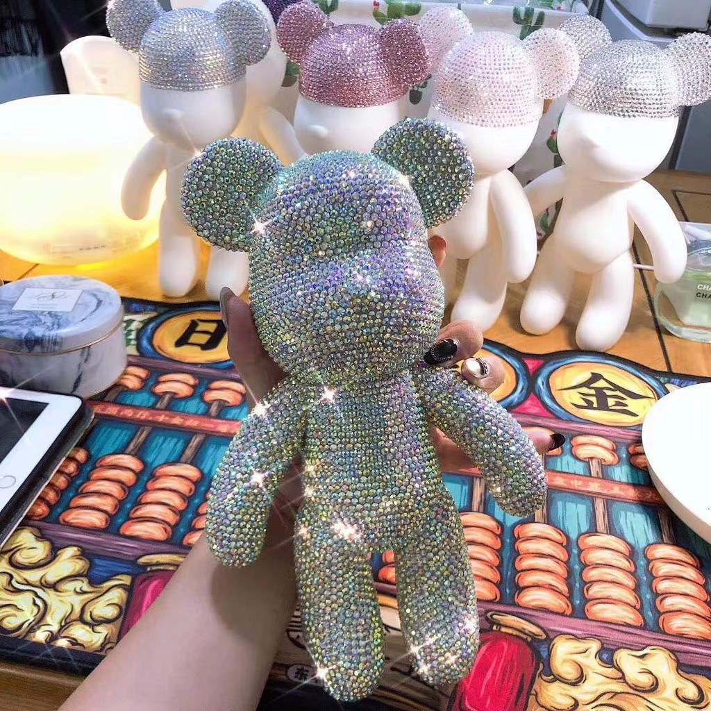 Bearbrick series - Gấu đính đá thời thượng handmade cho bé và mọi lứa tuổi