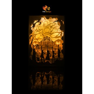 Đèn giấy nghệ thuật - One piece lightbox - Alabasta
