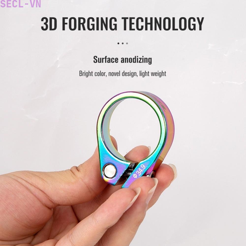 MTB Road Bike Aluminum Alloy Seat Post Clamp 31.8/34.9mm Seatpost Clamp Durable