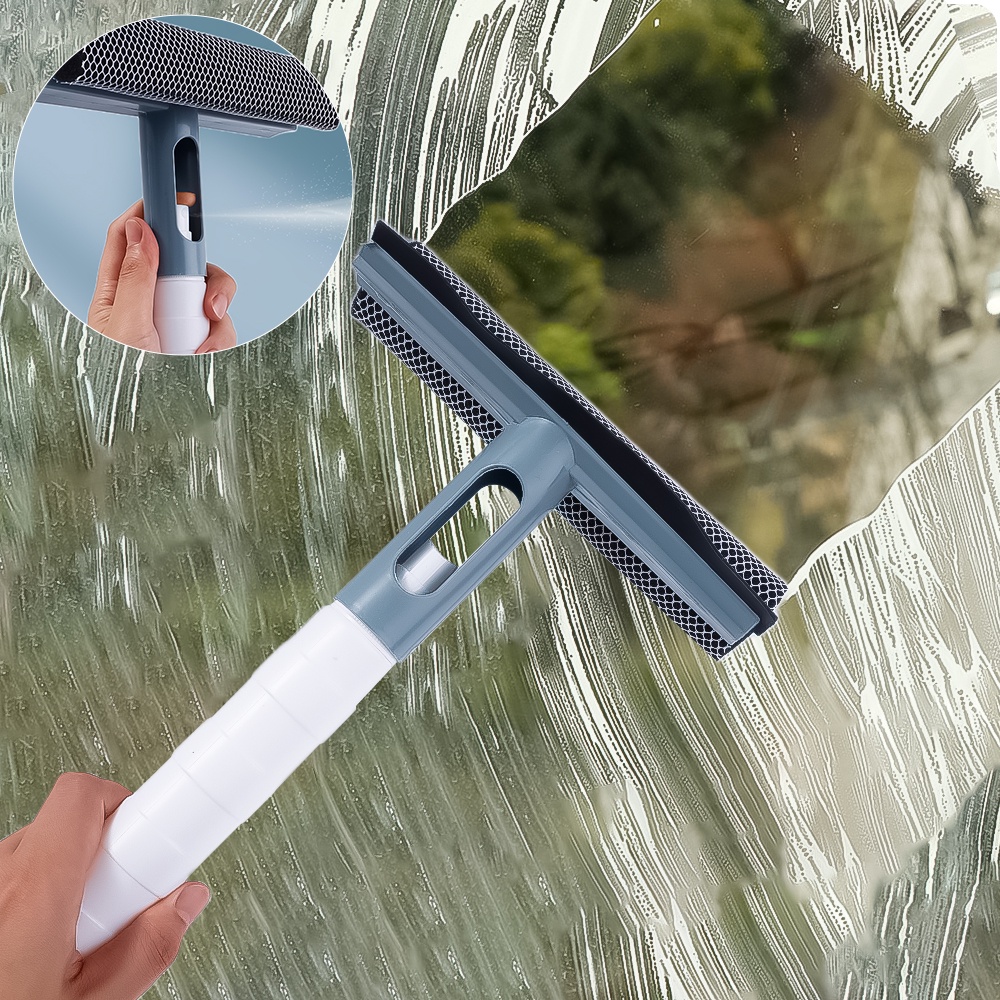 Cây Lau Cửa Sổ Hai Mặt Kèm Bình Xịt Nước