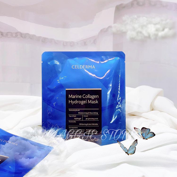MẶT NẠ CELDERMA NINETALK HYDROGEL/ CRYSTAL SKIN/ MARINE COLLAGEN HYDROGEN MASK