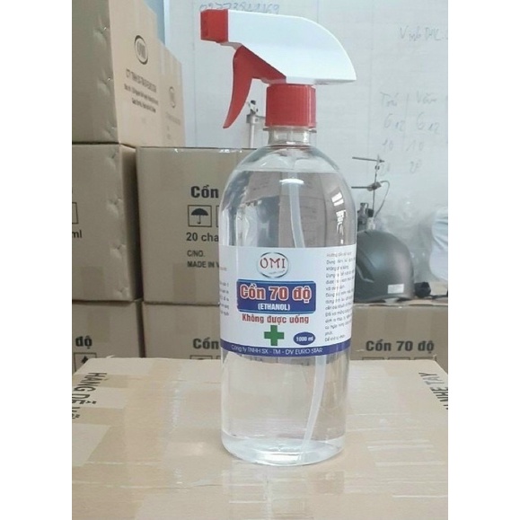 cồn 70 độ xát khuẩn có vòi xịt