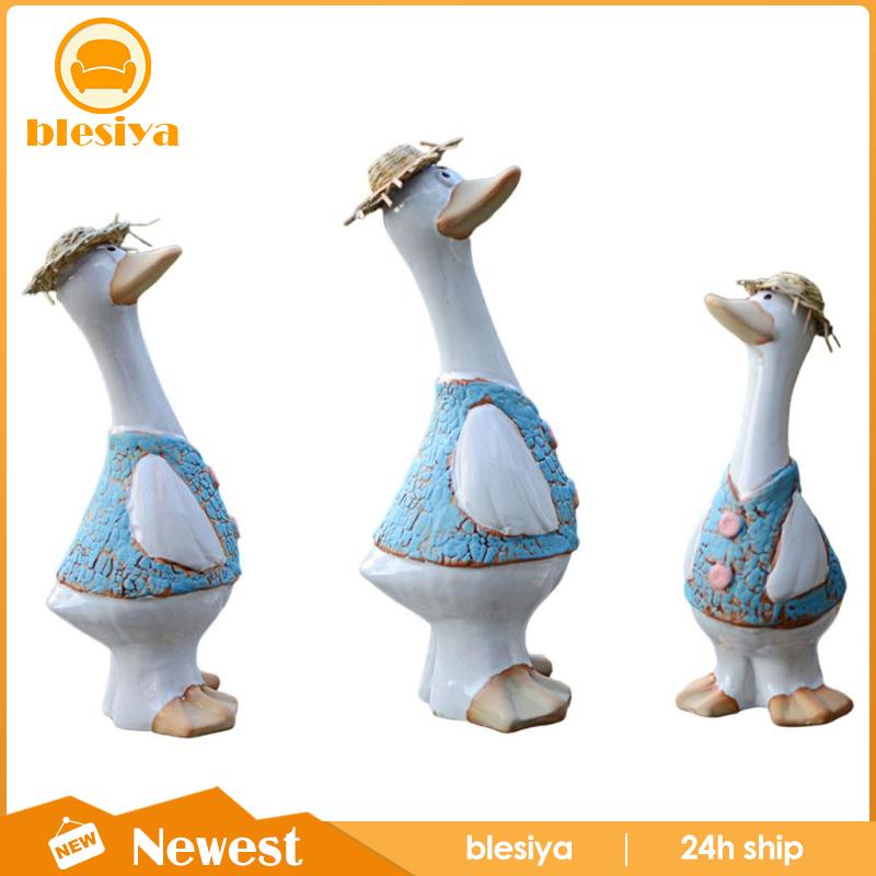 Đồ trang trí Chú Vịt Bằng Gốm Trang Trí Sân Vườn
