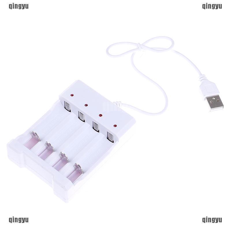 Thiết bị sạc pin nhanh có 4 ngăn cổng USB đa chức năng tiện lợi