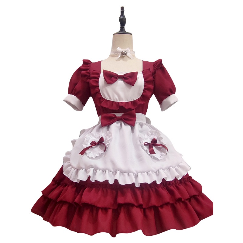 Trang Phục Hóa Trang Cô Hầu Gái Lolita Nhật Bản Dễ Thương Quyến Rũ Cho Nữ