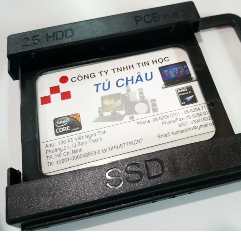 Khay đế gắn SSD cho máy bàn - PC, bằng nhựa (Đỏ hoặc Đen) | BigBuy360 - bigbuy360.vn