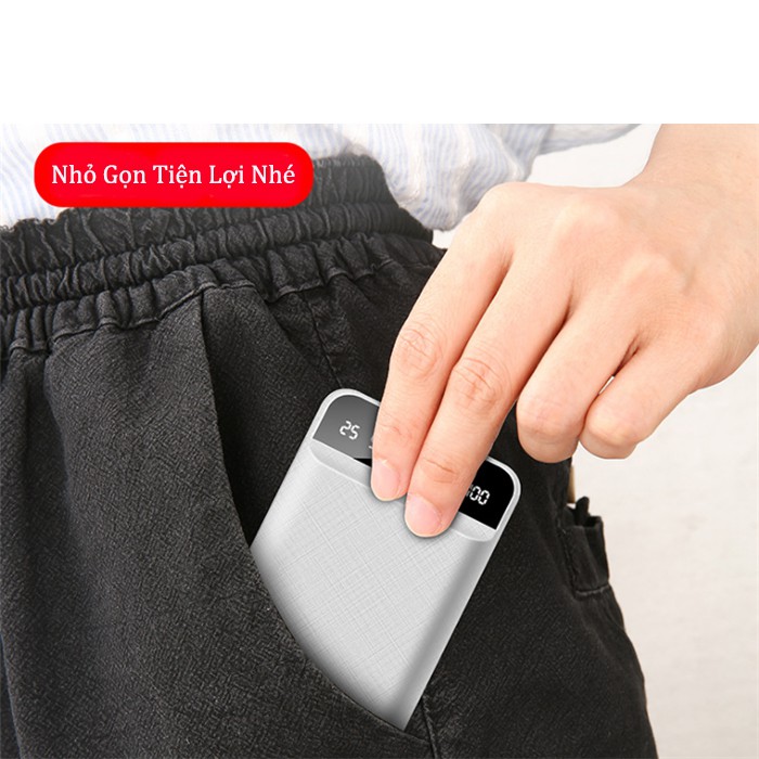 Sạc Dự Phòng Mini Siêu Dễ Thương Hỗ Trợ Sạc Nhanh Sạc An Toàn - Tiện Gọn Dung Lượng Pin Nhiều Bảo Hành 1 Năm | BigBuy360 - bigbuy360.vn