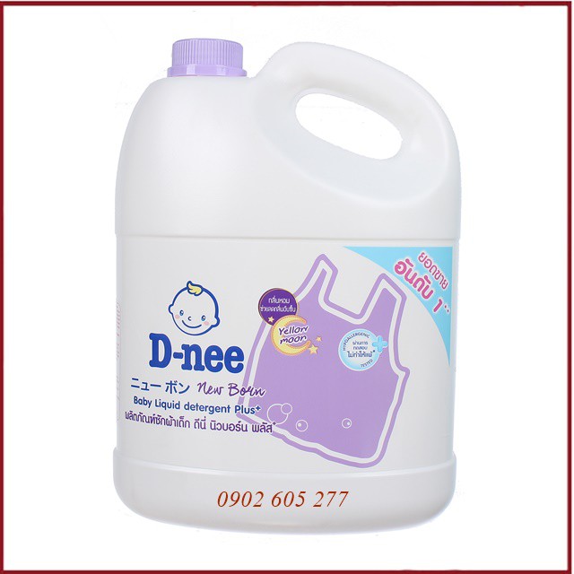 [hàng chính hãng] Nước giặt quần áo trẻ em Dnee Thái Lan 3000ml HÀNG LOẠI I