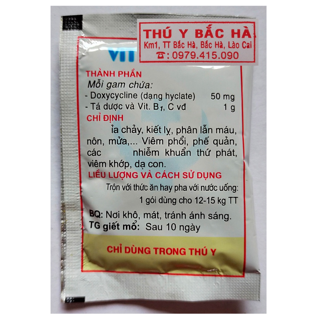 VITAMYCIN 5g  Chuyên dùng cho chó, mèo