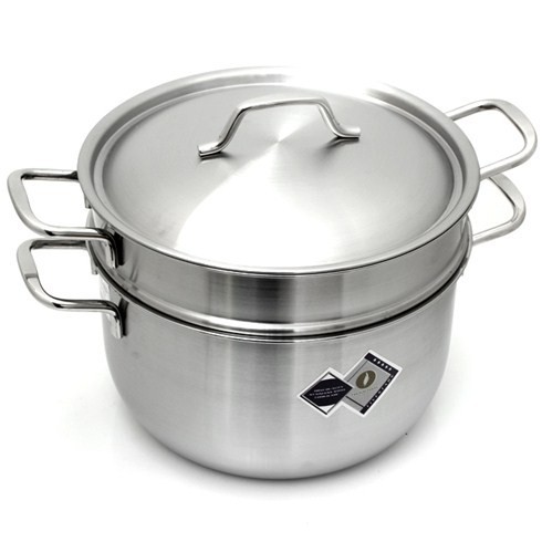 Bộ xửng hấp FiveStar Standard INOX 430 nắp inox (24cm) , 1 đáy dùng được bếp từ , hồng ngoại , gas