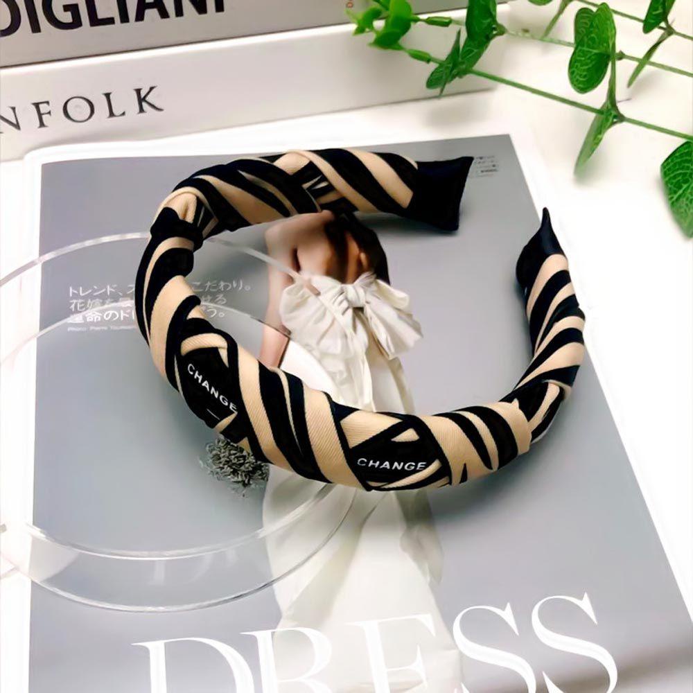 2 Băng Đô Cài Tóc Chống Trượt In Chữ Phong Cách Retro Cho Nữ