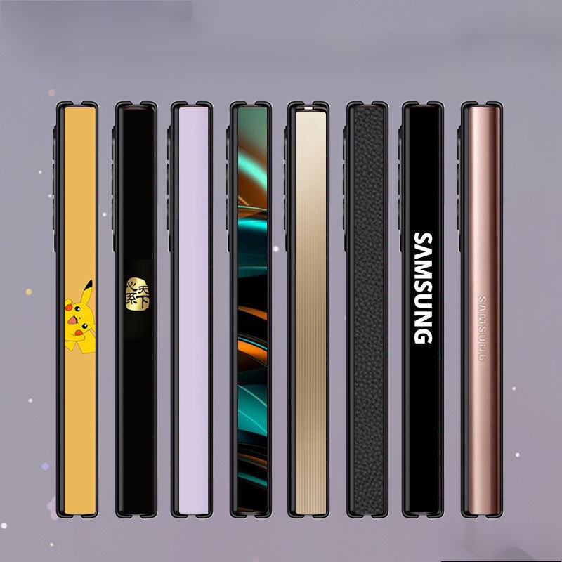 Miếng Dán Bản Lề Chống Trầy Màu Vàng Trong Suốt Cho Samsung Z Fold 3 Fold2 / W21