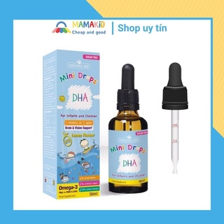 DHA Drops Natures Aid 50ml, cho bé từ 3 tháng tới 5 tuổi