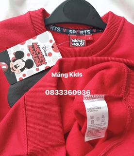 Áo Nỉ Mickey Mouse Đỏ