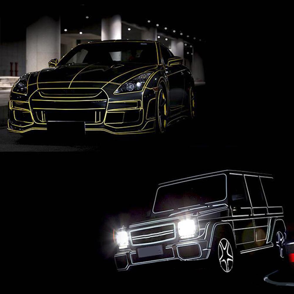 Cuộn Băng Dính Phản Quang 1cm X 5m Cảnh Báo An Toàn Cho Xe Hơi