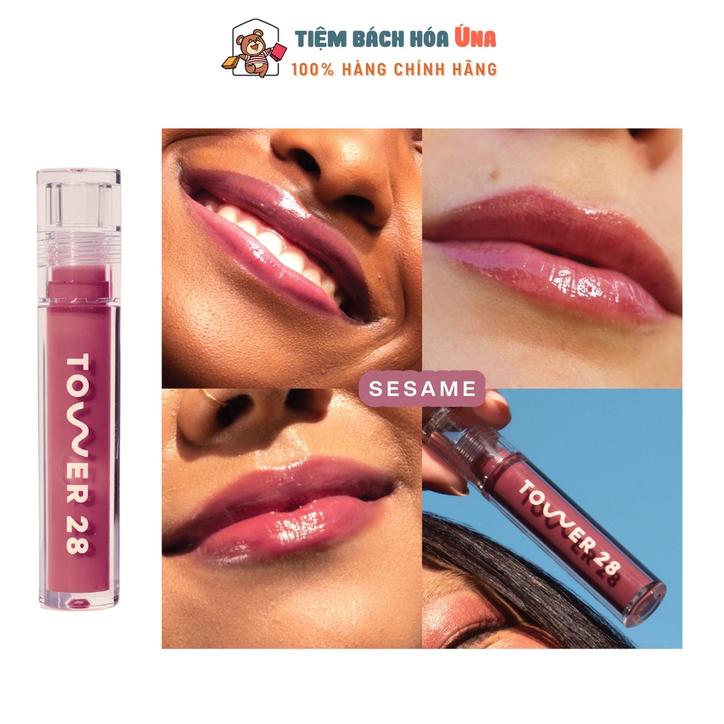 Son bóng dưỡng môi Tower 28 ShineOn Lip Jelly Non-Sticky Gloss
