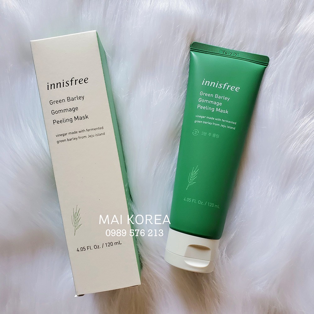 Tẩy da chết Innisfree lúa mạch xanh Green Barley Gommage Peeling Mask 120ml