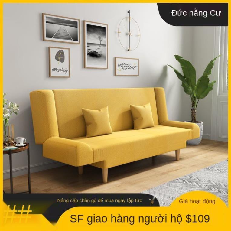 Căn hộ nhỏ cho thuê giường sofa phòng ngủ có thể gấp gọn đơn giản đa năng vải lười [đăng ngày 1 tháng 3] ..