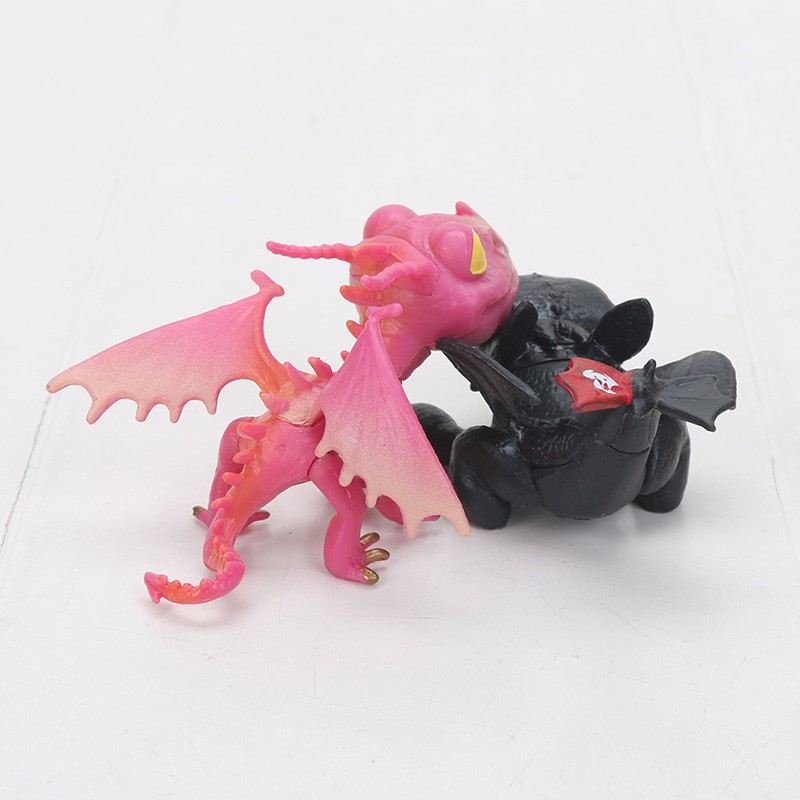 7 mô hình nhân vật hoạt hình Bí kíp luyện rồng 3 Night Fury răng sún