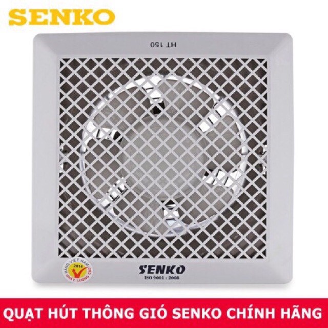 GIAO HỎA TỐC 24HFREESHIPHT150-Quạt hút âm trần Senko HT150 (30W)