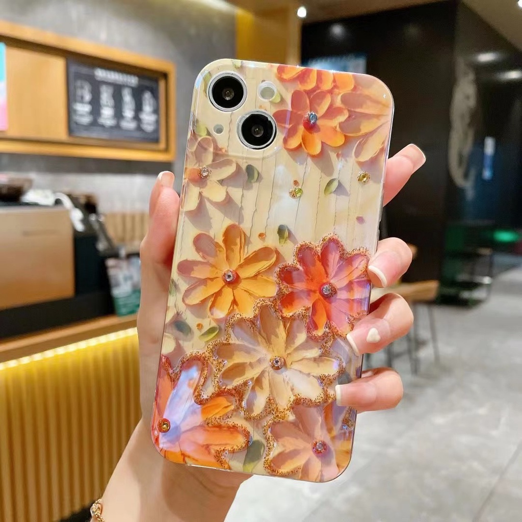 Ốp Điện Thoại tpu Mềm Hình Hoa Cúc Cho Iphone 12 pro max 11 pro max xs max xr x 13promax 7 8 plus