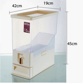 Thùng đựng gạo cao cấp 15kg
