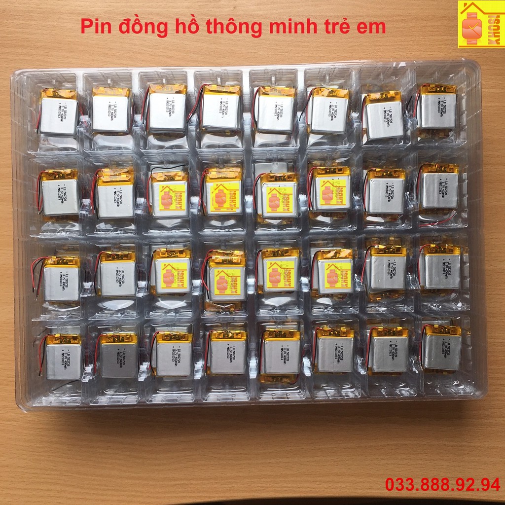 [Loại Tốt] Pin đồng hồ thông minh - Dành cho đồng hồ thông minh Q12, A28, DF25, Q528, Wonlex 400s, 400x, KT01, HW11