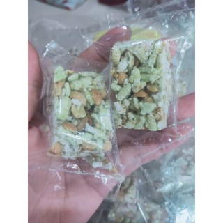 Cốm nếp lá dứa đậu phộng 500g