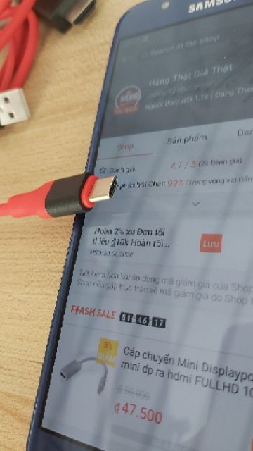 Cáp MHL Type-c ra HDMI dài 2m - cho Samsung Galaxy S8, S9, S10 và Note 8, Note 9, Note 10