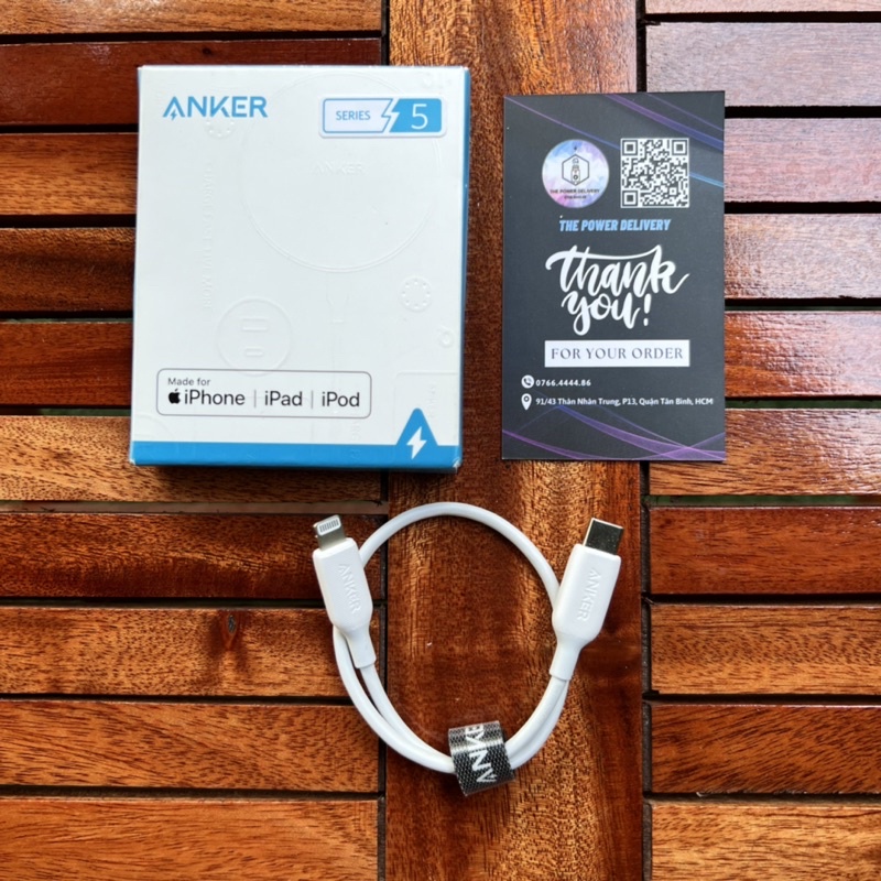 Cáp sạc nhanh Anker PowerLine III USB-C to L 1FT/0.3M A8831 - TIỆN DỤNG, CHUYÊN DỤNG CHO SẠC DỰ PHÒNG, HÀNG US