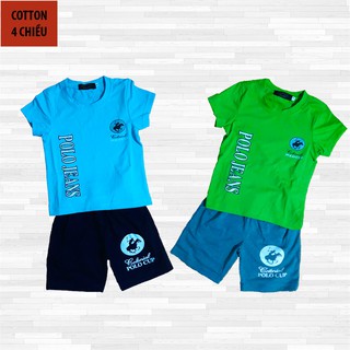 Combo 2 bộ quần áo thun cotton 4 chiều cho bé trai - Thời trang bé trai
