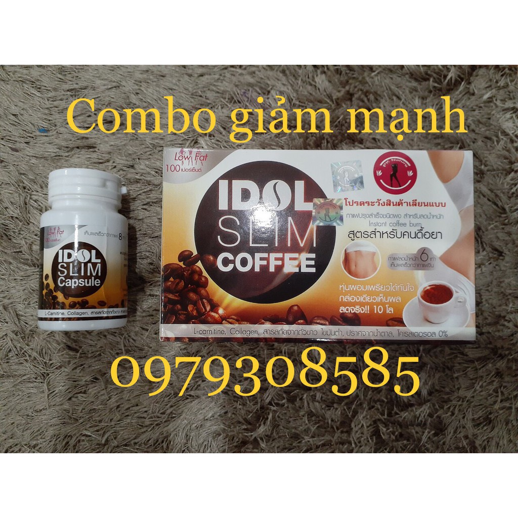 Combo giảm cân IDOL SLIM - Giảm cực mạnh bất chấp cơ địa béo lâu năm khó giảm, cơ địa lì.