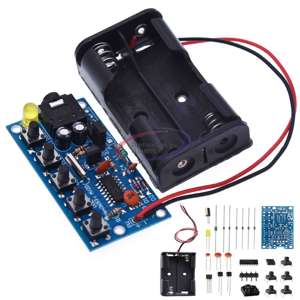 Wireless Stereo FM Radio Receiver Module PCB FM DIY Electronic Kits 76MHz-108MHz DC 1.8V-3.6V