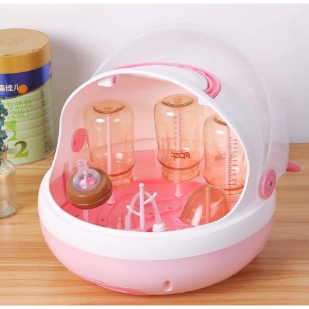 [Haobaby Shop] Khay đựng bình sữa có nắp đậy hình Gấu giá úp bình