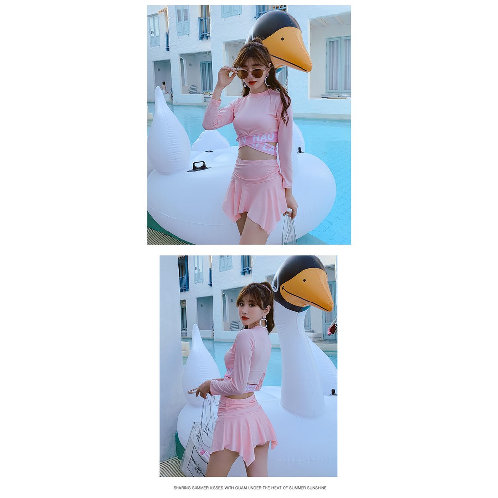 Bikini 2 mảnh dài tay chống nắng  140520 (Hàng oder chuẩn hình 100%) | BigBuy360 - bigbuy360.vn