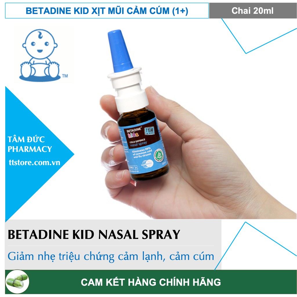 Betadine kids cold nasal spray - ảnh sản phẩm 3