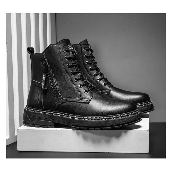 Giày chelsea boot nam da dây kéo D950 shop ĐỊCH ĐỊCH chuyên giày boot nam | BigBuy360 - bigbuy360.vn