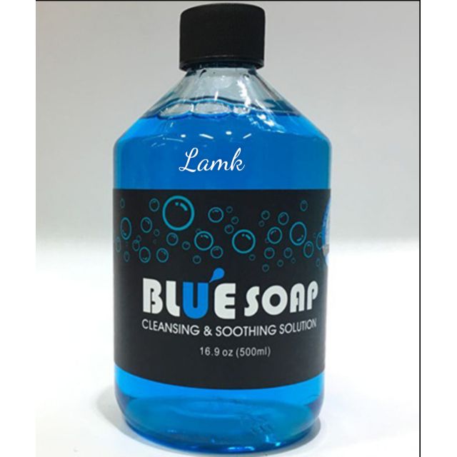 500ML DUNG DỊCH LAU MỰC XĂM TẠO BỌT BLUE SOAP