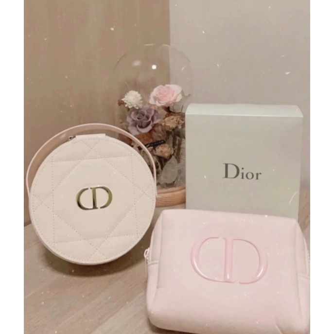 Túi tròn dior đựng mỹ phẩm, trang sức (HÀNG order)